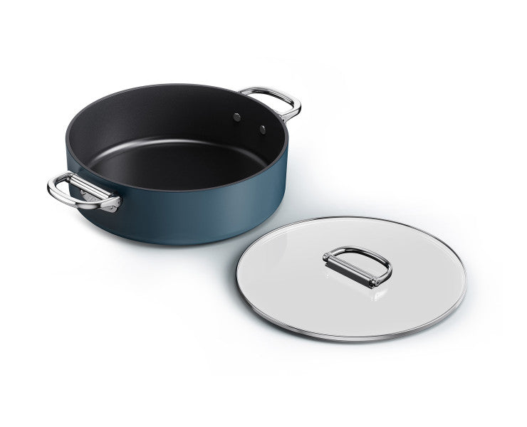 Joseph Joseph Space Non-Stick Induction Shallow Casserole & Lid 28cm
