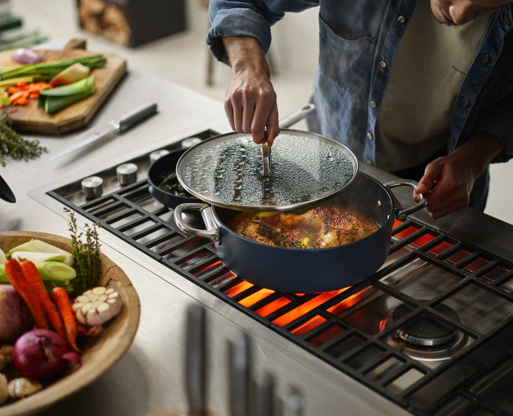 Joseph Joseph Space Non-Stick Induction Shallow Casserole & Lid 28cm