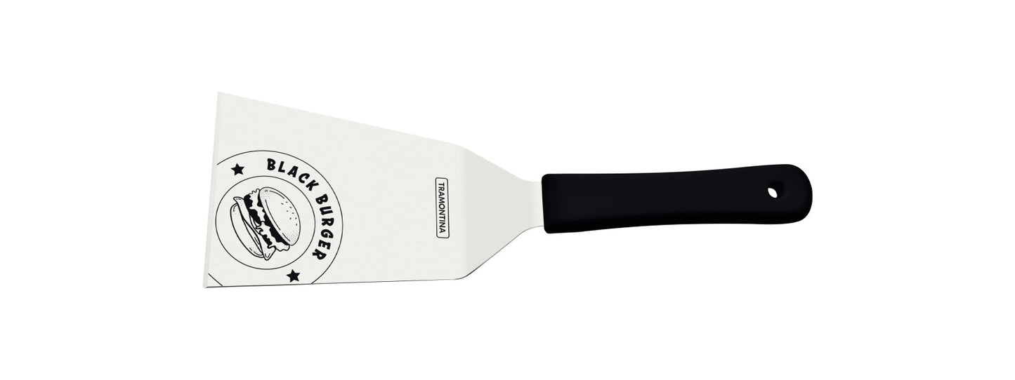 Tramontina Churrasco Black Barbecue Burger Spatula 6", 15cm