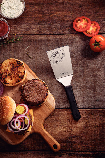 Tramontina Churrasco Black Barbecue Burger Spatula 6", 15cm