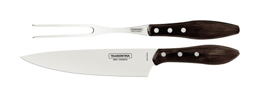 Tramontina Churrasco 2-piece barbecue set Polywood