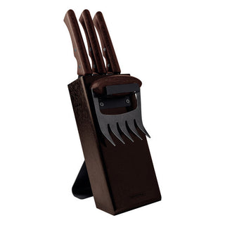 Churrasco black barbecue 5-piece set