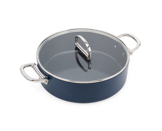 Space 28 cm non-stick induction shallow casserole with lid NZ