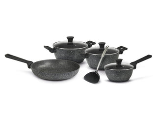 Flonal Petra Lavica 8-piece forged cookware set