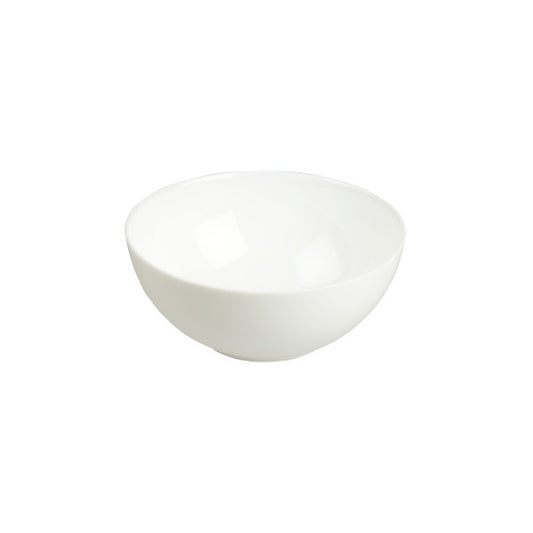 Wiltshire White Coupe Glass Rice Bowl 12cm