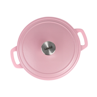 Cast iron dutch oven Rosa top view
