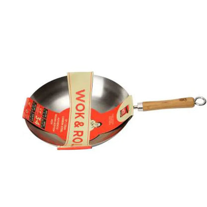 Dexam Carbon Steel Wok 33cm