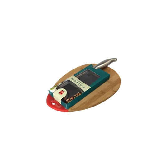 Dexam Cleaver & Bamboo Board Set