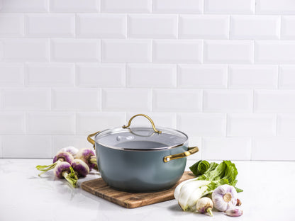 GreenPan Padova Covered Casserole 24cm/4.7L Smokey Blue