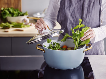 GreenPan Padova Covered Casserole 24cm/4.7L Smokey Blue