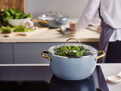 GreenPan Padova Covered Casserole 24cm/4.7L Smokey Blue