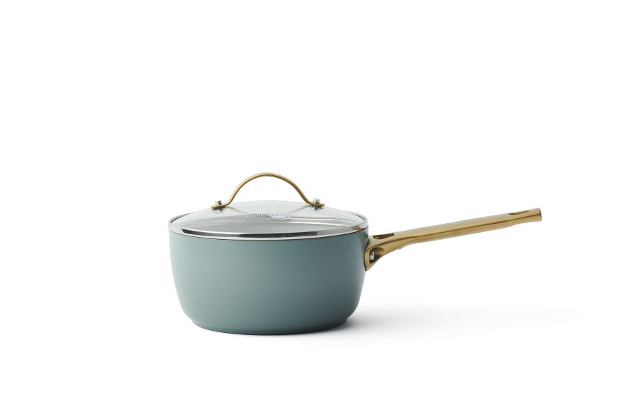 GreenPan Padova Covered Saucepan Smokey Blue 18cm