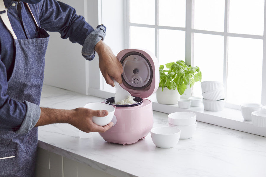 GreenPan Rice Cooker Pink 4cups/1,2L