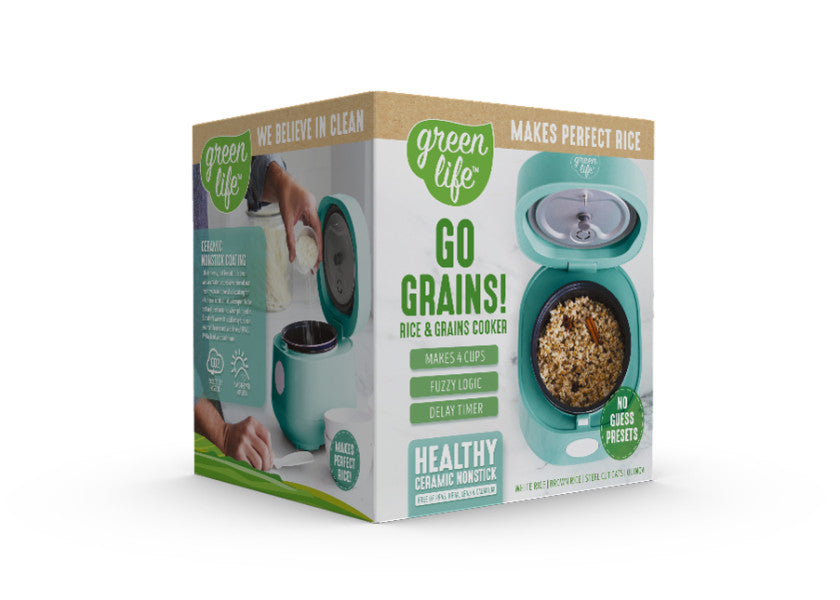 GreenPan Rice Cooker Turquoise 4cups/1,2L