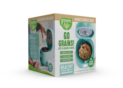 GreenPan Rice Cooker Turquoise 4cups/1,2L