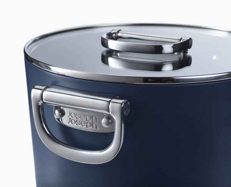 Joseph Joseph Space 25cm Non-Stick Induction Stock Pot & Lid