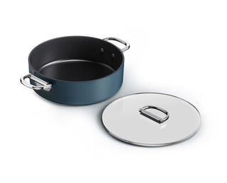Joseph Joseph Space Non-Stick Induction Shallow Casserole & Lid 28cm