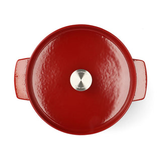 KitchenAid Covered Round Casserole 26cm/5.2L Empire Red