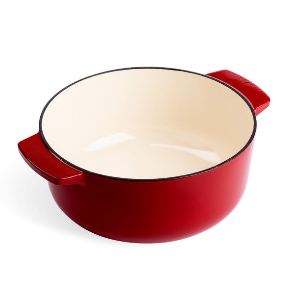 KitchenAid Covered Round Casserole 26cm/5.2L Empire Red