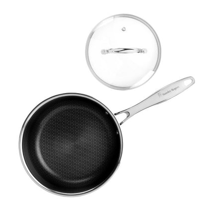 Stanley Rogers SR-Matrix Non-stick Saucepan with Glass Lid