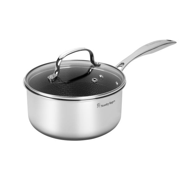 Stanley Rogers SR-Matrix Non-stick Saucepan with Glass Lid
