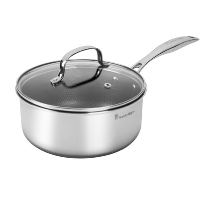 Stanley Rogers SR-Matrix Non-stick Saucepan with Glass Lid