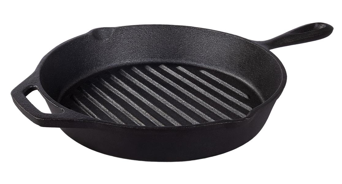 Tramontina Pre-Seasoned Cast Iron Griddle Pan 26cm