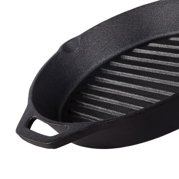 Tramontina Pre-Seasoned Cast Iron Griddle Pan 26cm