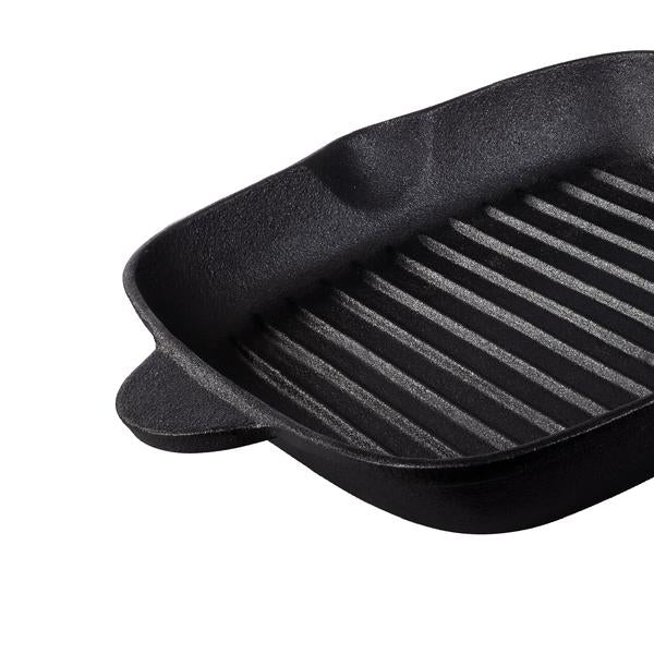 Tramontina Pre-Seasoned Cast Iron Square Griddle Pan 27cm