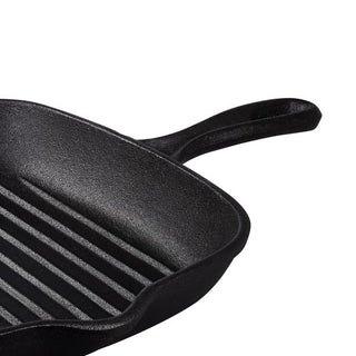 Tramontina Pre-Seasoned Cast Iron Square Griddle Pan 27cm