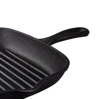 Tramontina Pre-Seasoned Cast Iron Square Griddle Pan 27cm