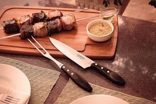 Tramontina Churrasco Barbecue Set Polywood 2 Piece Set