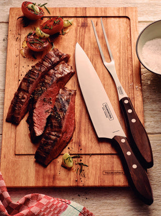 Tramontina Churrasco Barbecue Set Polywood 2 Piece Set