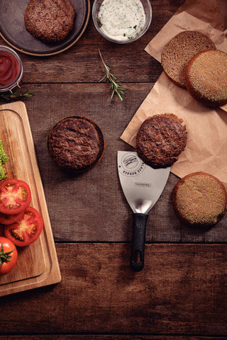 Tramontina Churrasco Black Barbecue Burger Spatula 4", 11cm