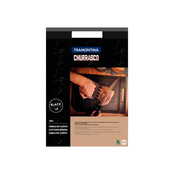 Tramontina Churrasco Black Barbecue Cutting Board 43x30cm