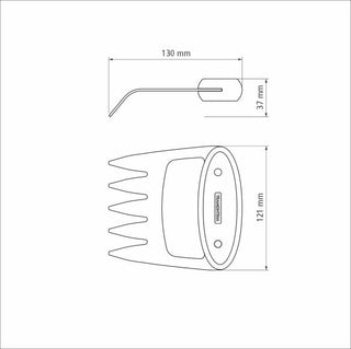 Tramontina Churrasco Black Barbecue Meat Claw