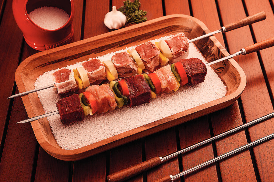 Tramontina Churrasco Black Barbecue Skewer 50cm 6 Piece Set