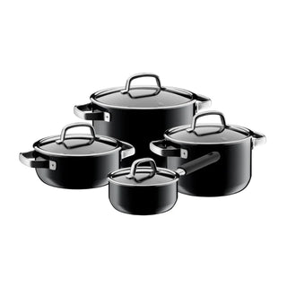 WMF Fusiontec Mineral Black 4Pc Cookware Set