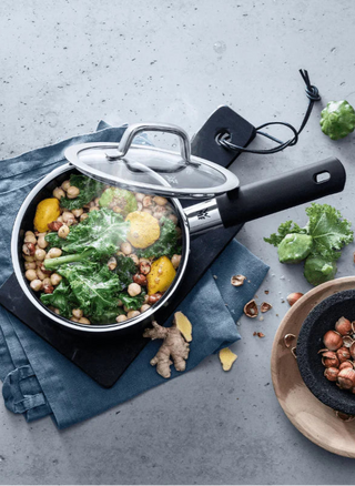 WMF Fusiontec Mineral Black 4Pc Cookware Set