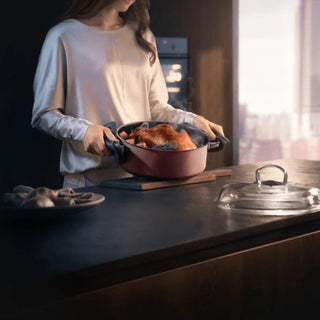 WMF Fusiontec Round Roaster 28cm Rose Quartz