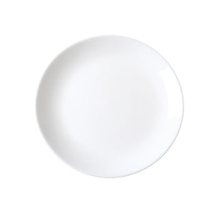 Wiltshire White Coupe Glass Dinner Plate