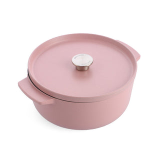 KitchenAid Dried Rose covered round casserole 26cm 5.2L